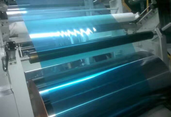 فيلم أزرق PE / PVC