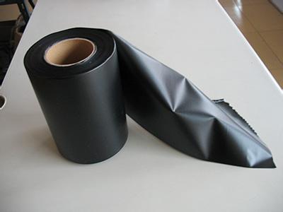 أسود PVC فيلم جامدة