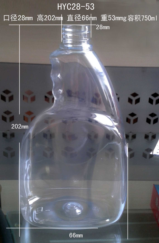 زجاجة الحيوانات الأليفة زجاجة بلاستيكية الحيوانات الأليفة